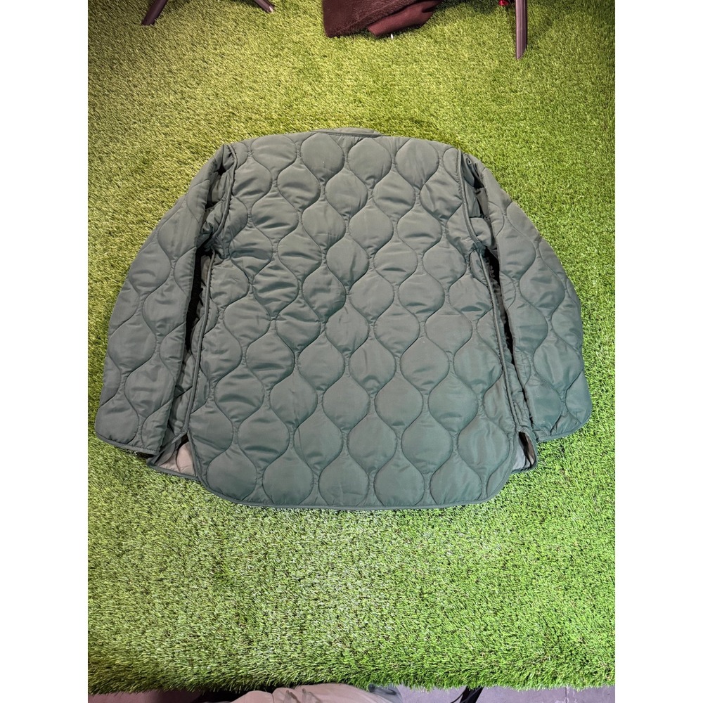 Summersalt Reversible Quilted Lightweight Jacket Green Workwear‎ Utility Green L - Picture 2 of 4